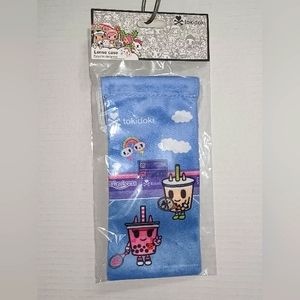 Tokidoki boba tea pickleball Drawstring pouch eyeglass case bag Kawaii new